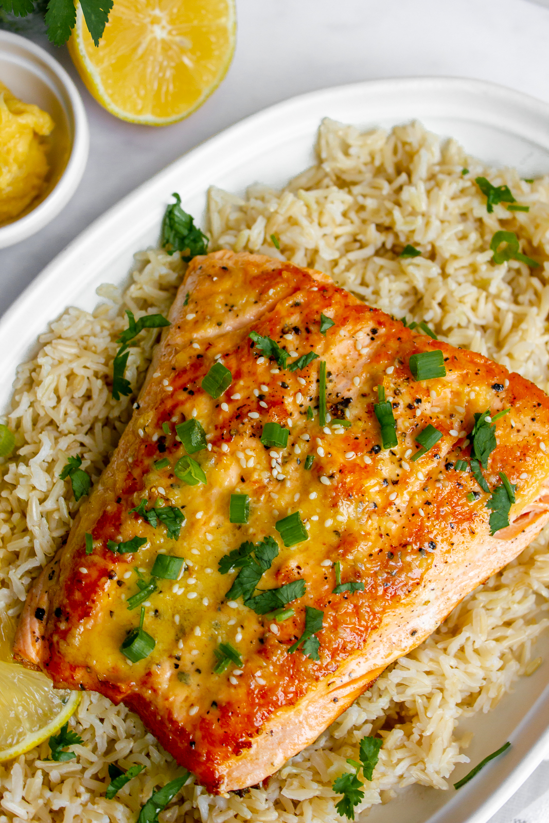 Miso Garlic Butter Salmon Eats by Keeks